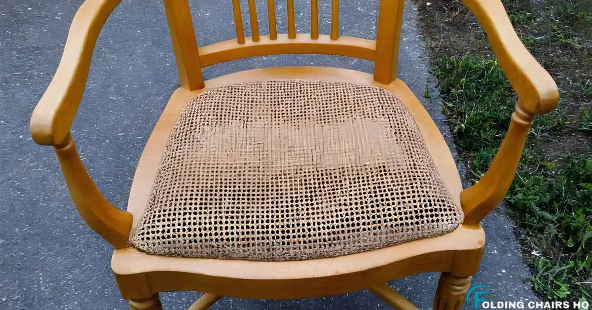 How to Replace a Cane Chair Seat